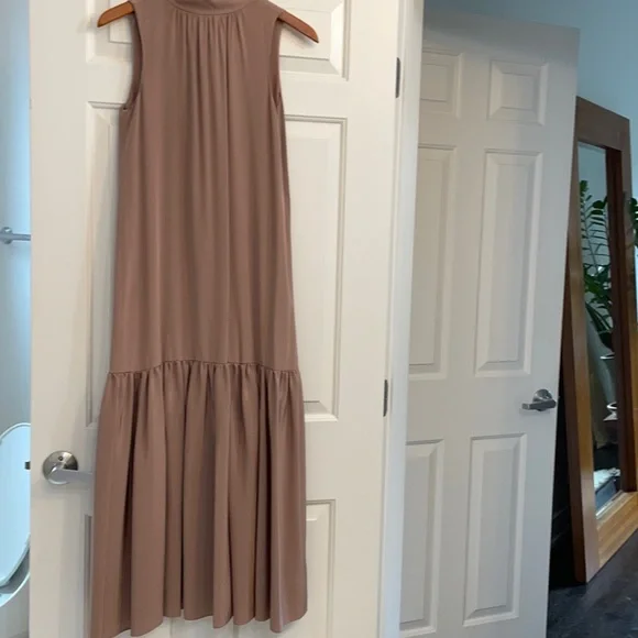 tibi brown slip dress The Slip Dress main image 1